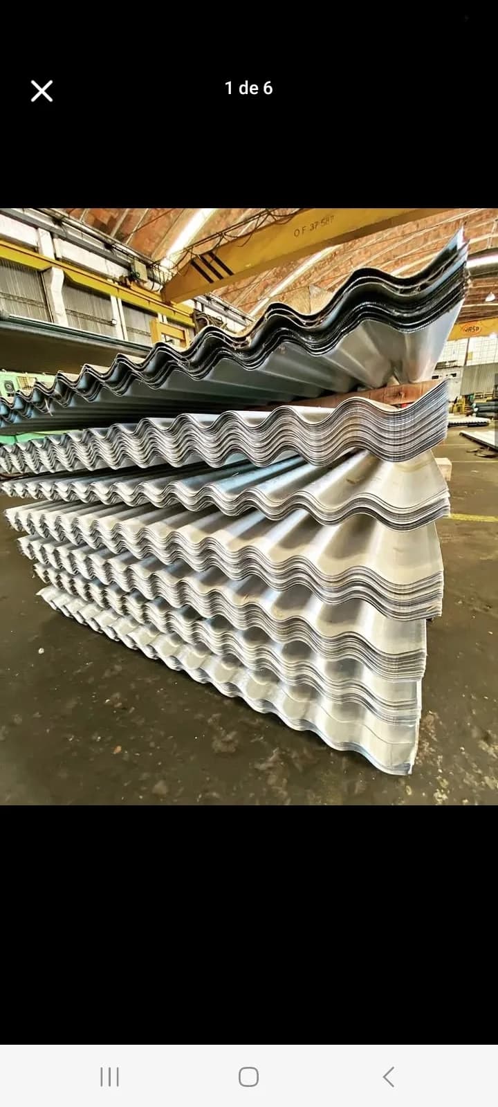 Chapa acanalada Galvanizada